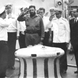 Куба. Фидель Кастро, прибытие на крейсер (фото А. Дядченко)