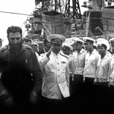 Фидель Кастро на крейсере (фото В. Фалькова)