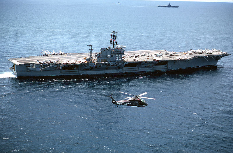 USS_America (CV-66) starboard side 1976