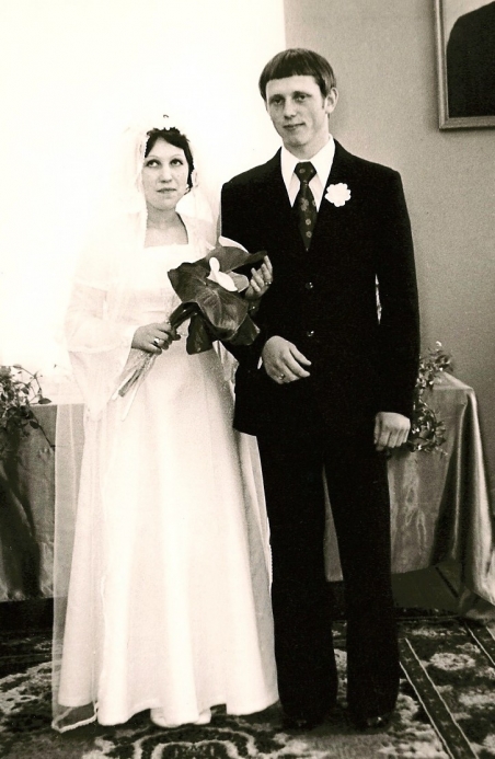 А вот уже и свадьба   1976 год  16 апреля