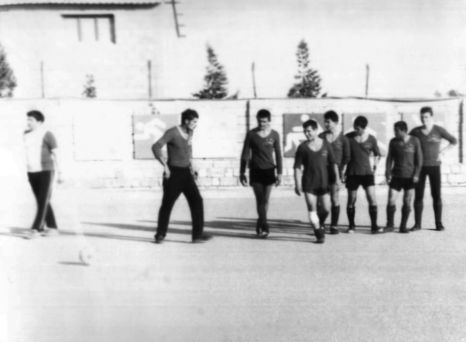 Товарищеский матч по мини футболу с советскими спецами в Ливии г. Тобрук