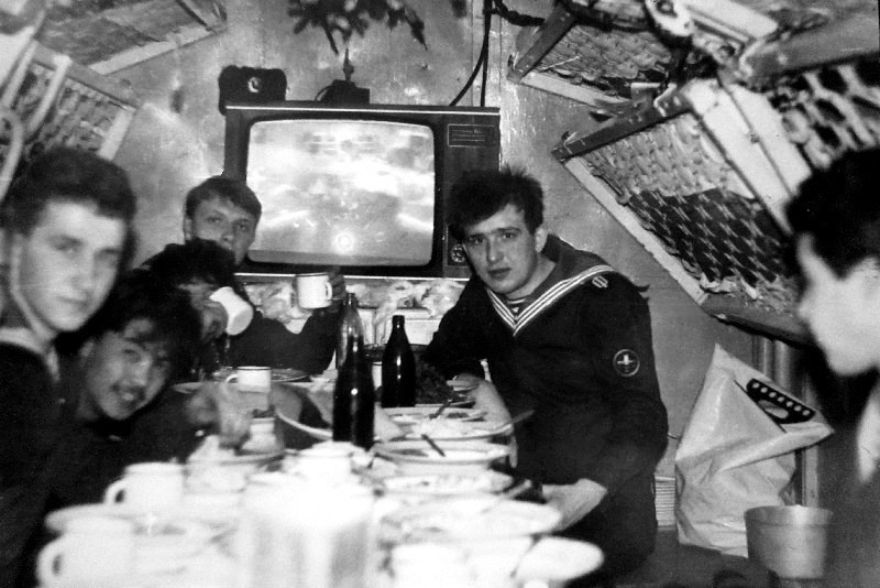 Новый год 1991, Проданчук В., Мухтар, ... , Запорожан, Шандин...