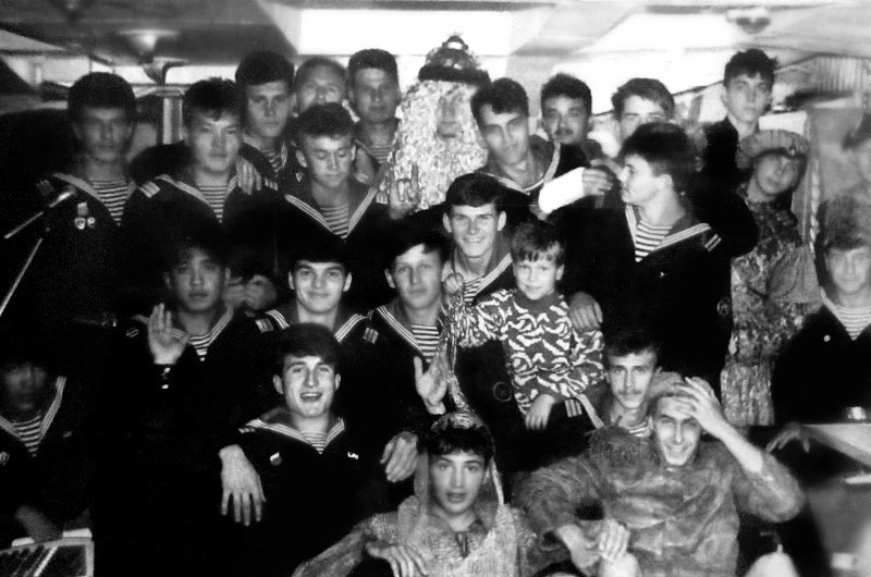 День ВМФ 1990г., почти все, кроме Рябого А., ДМБ 1990 осень