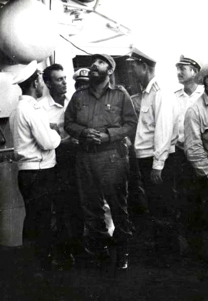 1969 г. Фидель Кастро на нашем крейсере