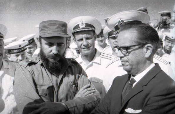 1969 г. Ф. Кастро, и О. Дортикос первый секретарь компартии Кубы