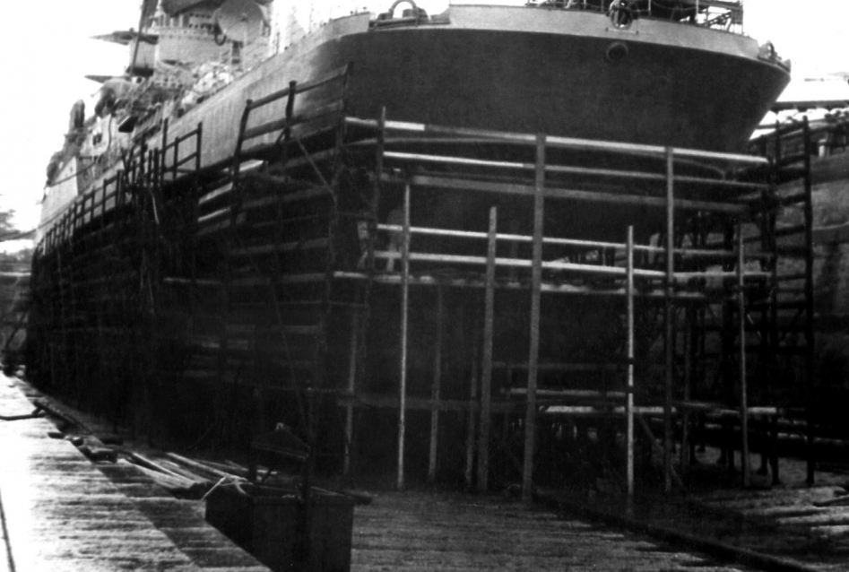 Крондштадт 1965 год, в доке