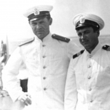 Демушкин на сборах 1968 года (слева)