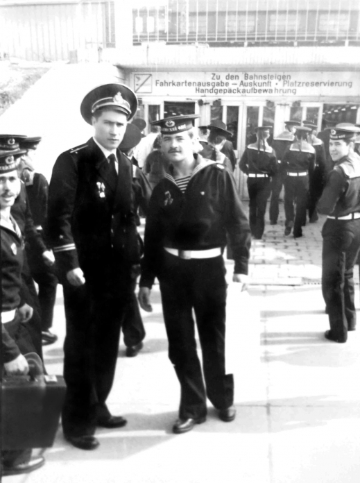 Варменюнде. На железнодорожной станции перед отъездом в Росток