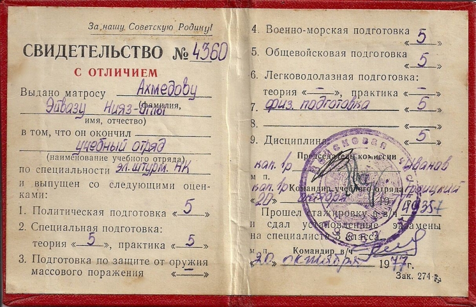 Учебный отряд город Кронштадт
