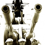 Красивый снимок под артустановкой  АК-726