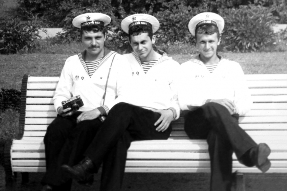 Я, Кобцев и Березюк. Ленинград 1984 год