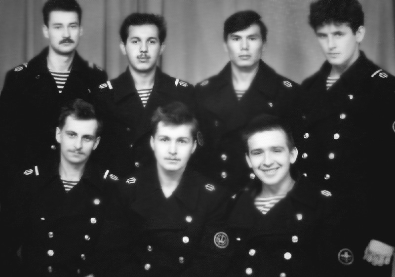 Внизу - Бабенков, Я и Шандин